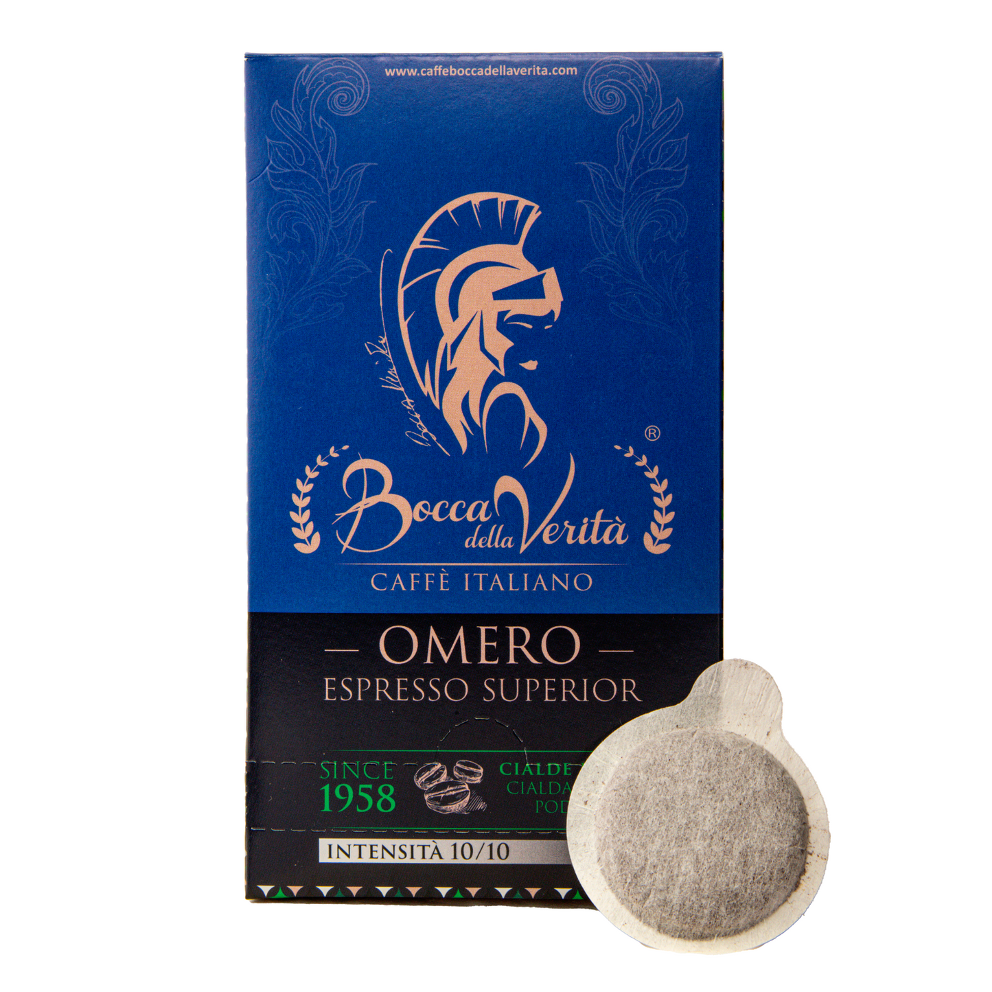 Omero Espresso Superior, Café Italiano en Cialde Monodosis ESE 44mm